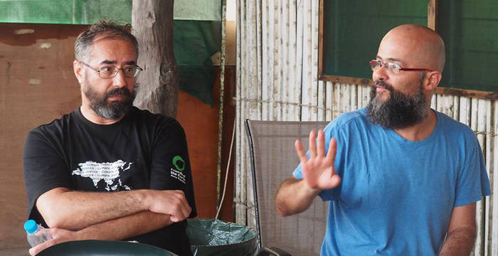 Der Biologe Andrey Laletin aus Krasnojarsk