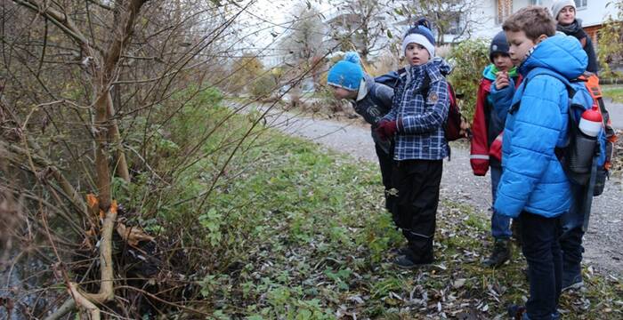 Besuch beim Baumeister