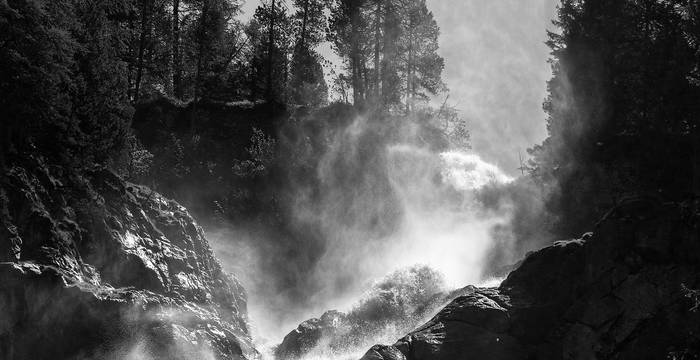 1. Preis «Wilde Wasser»: Erwin Ramseier, 8707 Uetikon am See. Iffigfall, Lenk BE