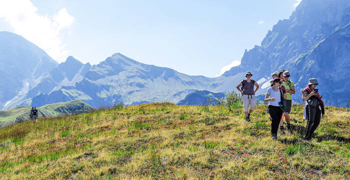 Exkursionsgruppe von Pro Natura