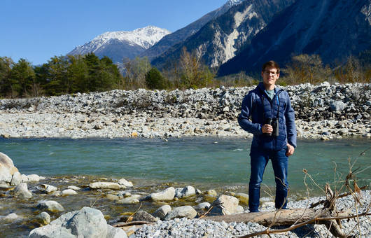 Jérémy Savioz im Pfynwald
