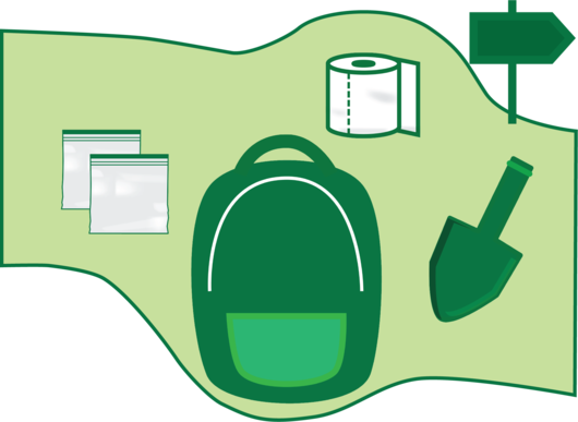 Packen für den Toilettengang