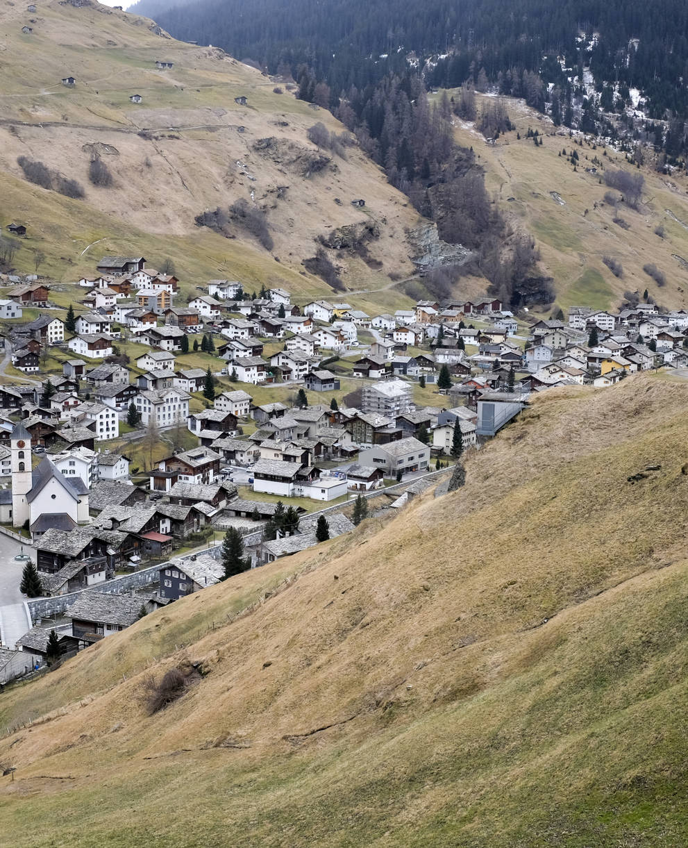 Ein Dorf im alpinen Raum © Matthias Sorg