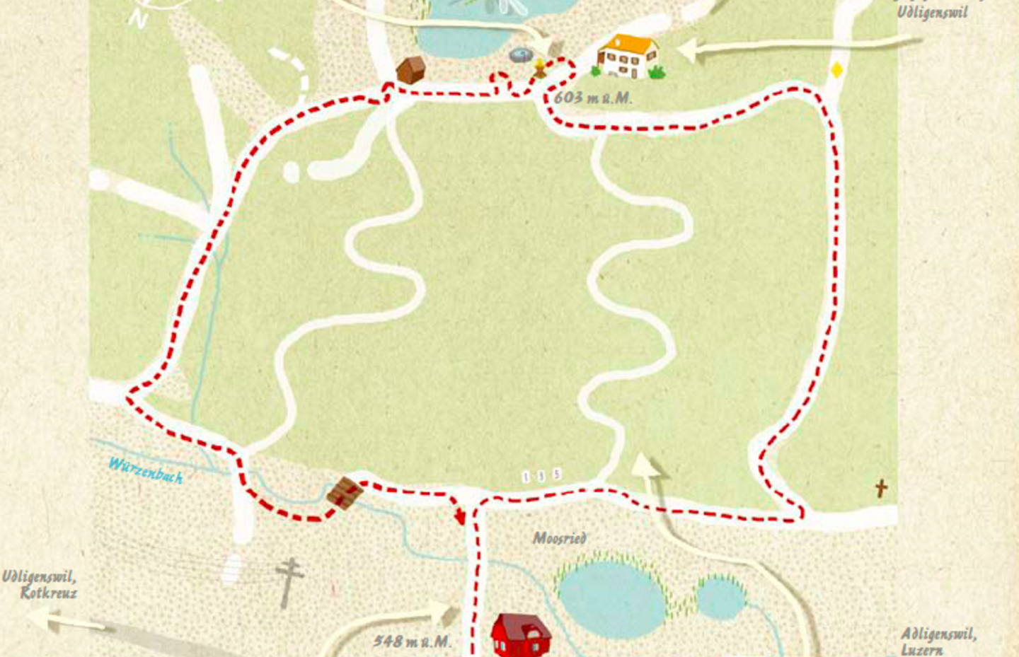 Wanderkarte Wagemoos