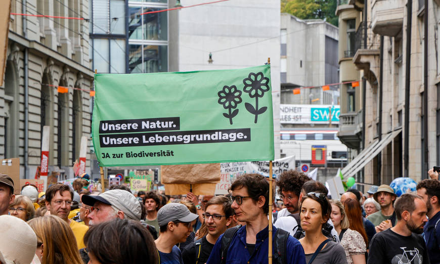 Demonstration Biodiversität