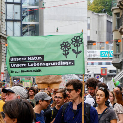 Demonstration Biodiversität